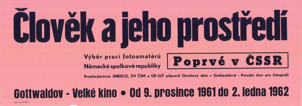 Člověk a jeho prostředí, výstava fotografů amatérů NSR